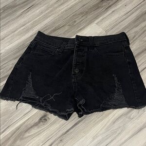 Sonoma Black Distressed Jean Shorts